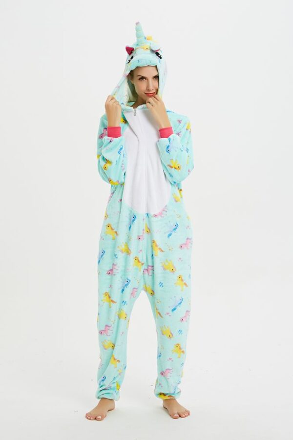 Nuevo pijama de Pegaso con estampado de animales adultos, Onesie para mujer, ropa de dormir, Cosplay, ropa de ocio