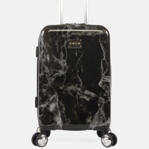 Bebe Women's Marbled 21-Inch Carry-On Bag, Size 21 Inch in Black Marble