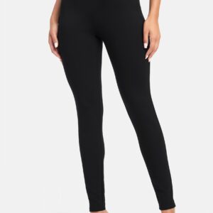Bebe Women's Belted Corset Legging, Size Small in Black Spandex