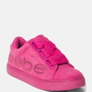 Women's Cabree Bebe Logo Sneakers, Size 8.5 in Hot Pink Synthetic