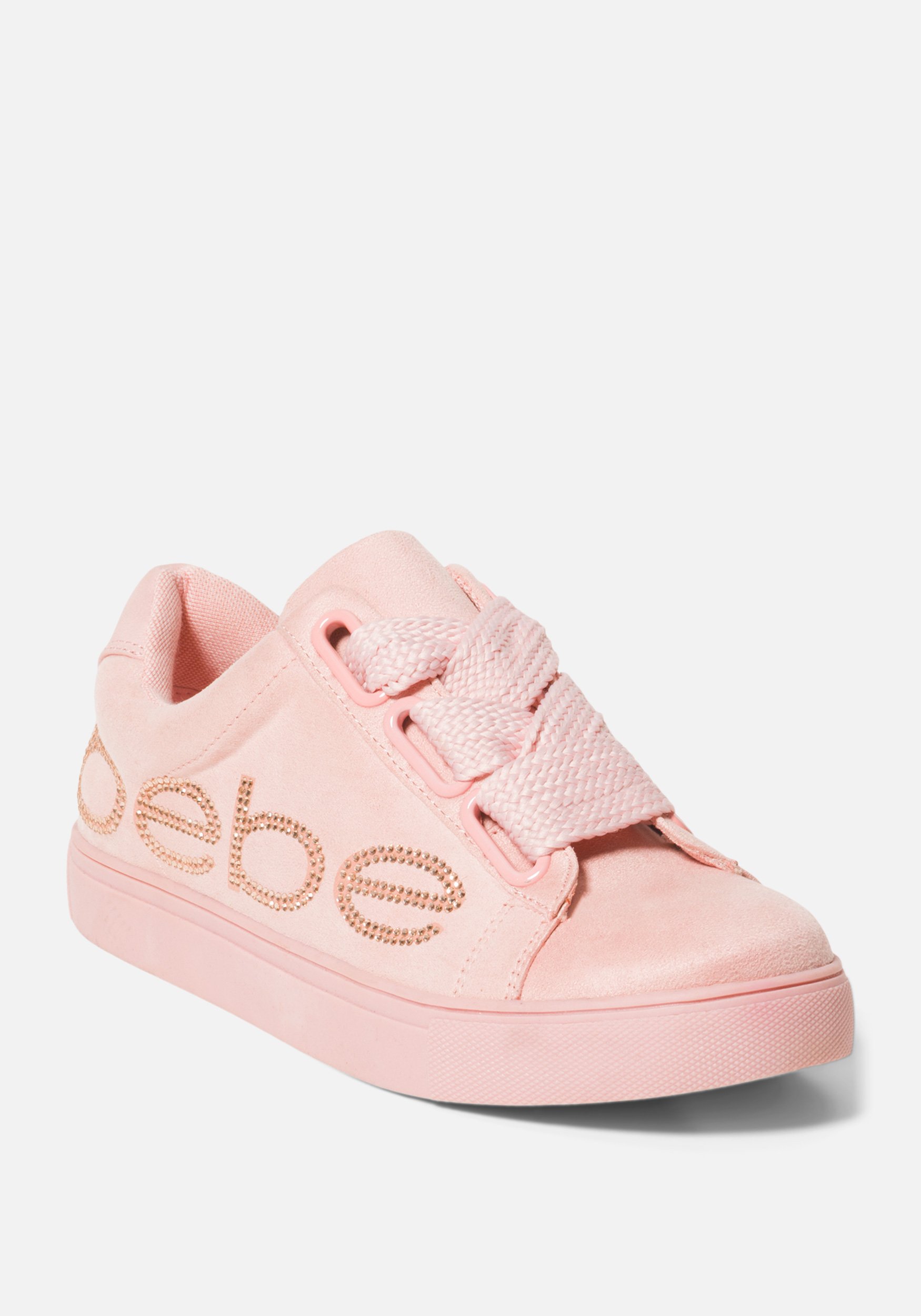 Women's Cabree Bebe Logo Sneakers, Size 8 in Pink Synthetic