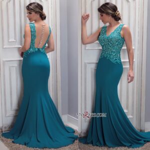 Blue mermaid evening dress, 2021 formal dresses_Evening Dresses_Prom &amp; Evening_High Quality Wedding Dresses, Prom Dresses, Evening Dresses, Br