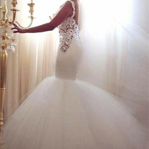 Gorgeous Lace Mermaid Wedding Dresses 2021 Tulle Sweetheart_2021 Wedding Dresses_Wedding Dresses_High Quality Wedding Dresses, Prom Dresses, Evening D