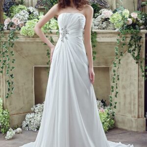 Newest Strapless White Beadings 2021 Wedding Dress A-line Sweep Train_Wedding Dresses_High Quality Wedding Dresses, Prom Dresses, Evening Dresses, Bri