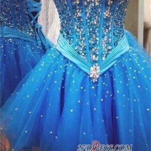 2021 Rhinestones Sweetheart Lace-Up Sequins Organza Sparkly Cheap Blue Homecoming Dresses_Homecoming Dresses_Prom &amp; Evening_High Quality Weddi
