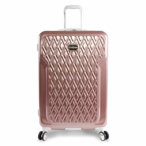 Women's Bebe 29-Inch Spinner Suitcase, Size 29 Inch in Rose Gold