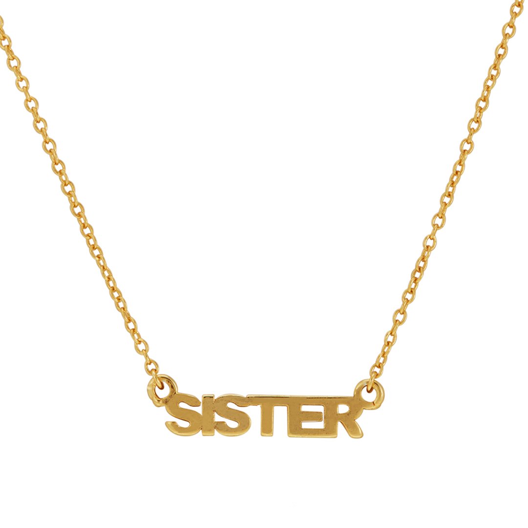 Sister Necklace silver gold