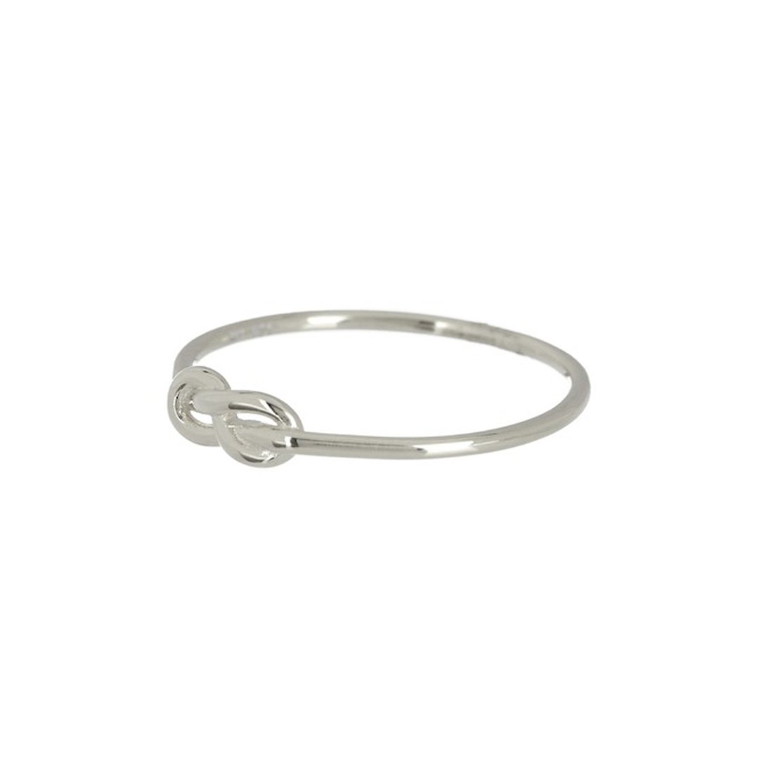 Infinity Knot Ring silver gold