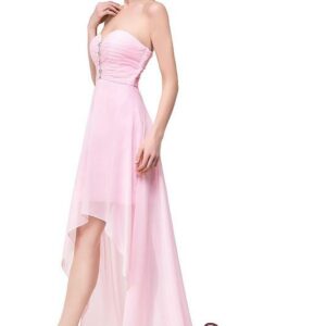 2021 Chiffon Beadings Sweetheart Simple A-Line Hi-Lo Prom Dresses_Prom Dresses_Prom &amp; Evening_High Quality Wedding Dresses, Prom Dresses, Even
