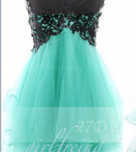 Appliques Sexy Short Cocktail Dresses Green 2021 Homecoming Sweetheart Sleeveless Organza Tiered Lace-up Gowns_Short Dresses_Prom &amp; Evening_Hi