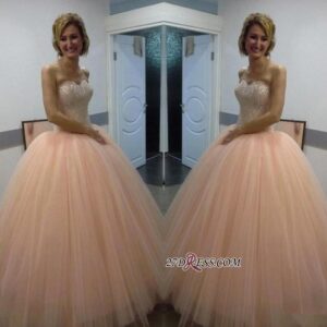 Sweetheart Ball-Gown Tulle Beautiful Sequins Evening Dress_Evening Dresses_Prom &amp; Evening_High Quality Wedding Dresses, Prom Dresses, Evening