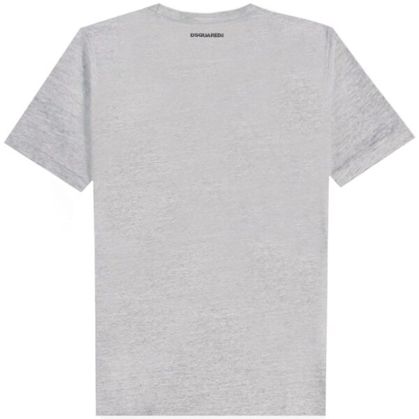 DSquared2 &apos;I Love D2&apos; Print T-Shirt Colour: GREY, Size: EXTRA LARGE