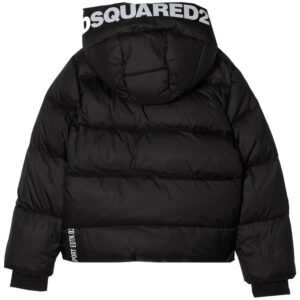 Dsquared2 Padded Jacket Colour: BLACK, Size: 10 YEARS
