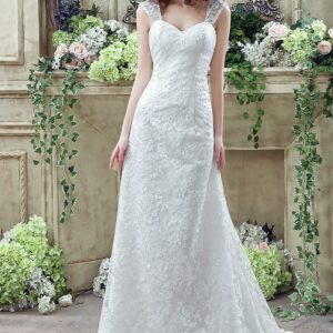 Elegant Lace Sweetheart A-line 2021 Wedding Dress Sweep Train Lace-up_Wedding Dresses_High Quality Wedding Dresses, Prom Dresses, Evening Dresses, Bri