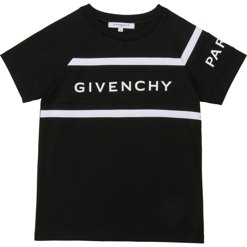 Givenchy Logo T-shirt Colour: BLACK, Size: 10 YEARS – Qavaa
