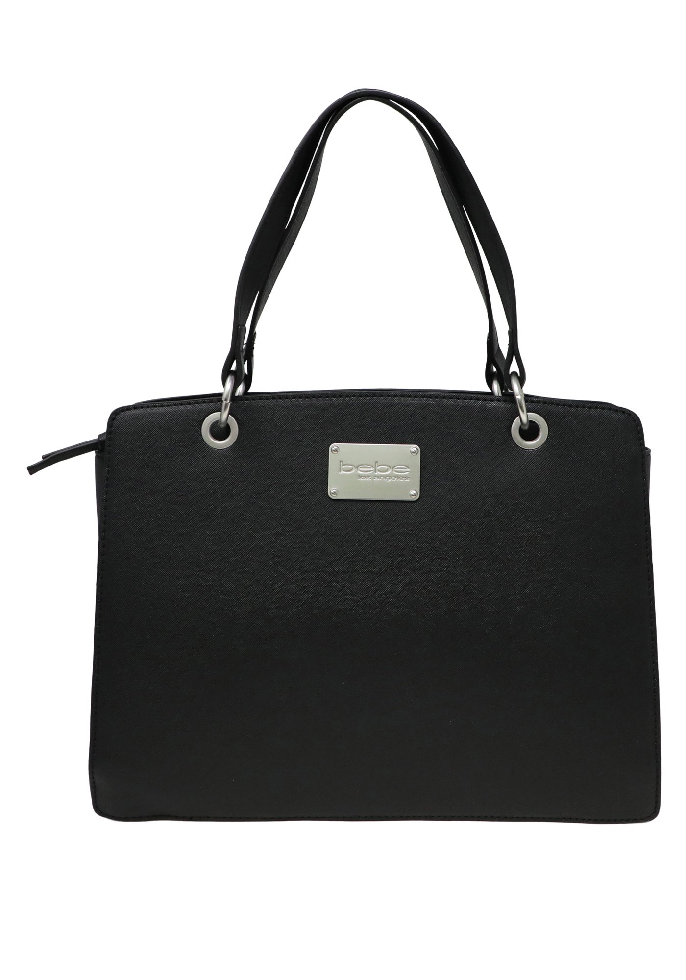 Bebe Women's Alice Shopper Bag, Size OS in Black Polyurethane